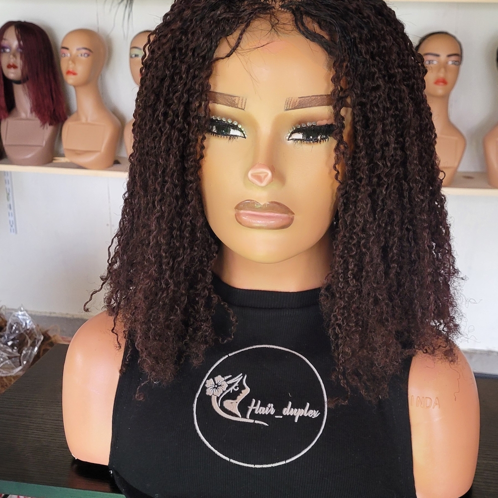 Brown Curly Wig for Women